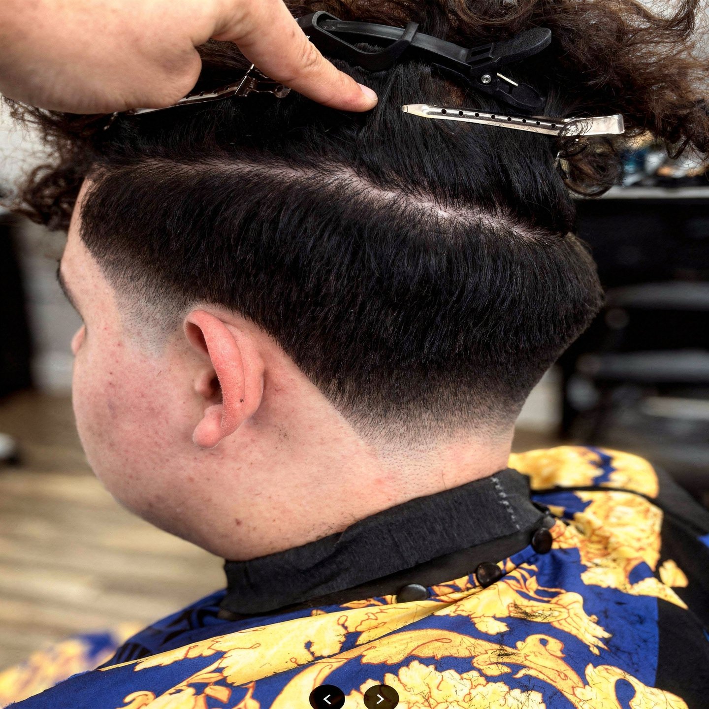 flux pro 2.0 enhance real barbershop image improve sharpness and clarity increase contrast an 0
